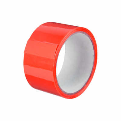 Клейкая лента цветная 48х66 45 мкм  красная