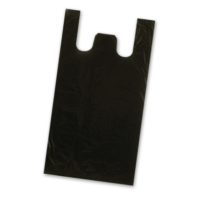 Пакет-майка ПНД 30+16х6017 черная