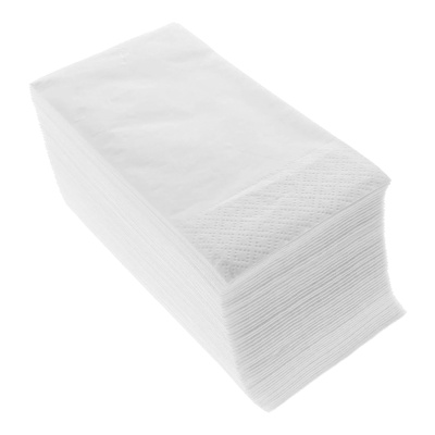 Салфетки-33х33-(200)-белые-2сл-1-8-сложение-в-ПП