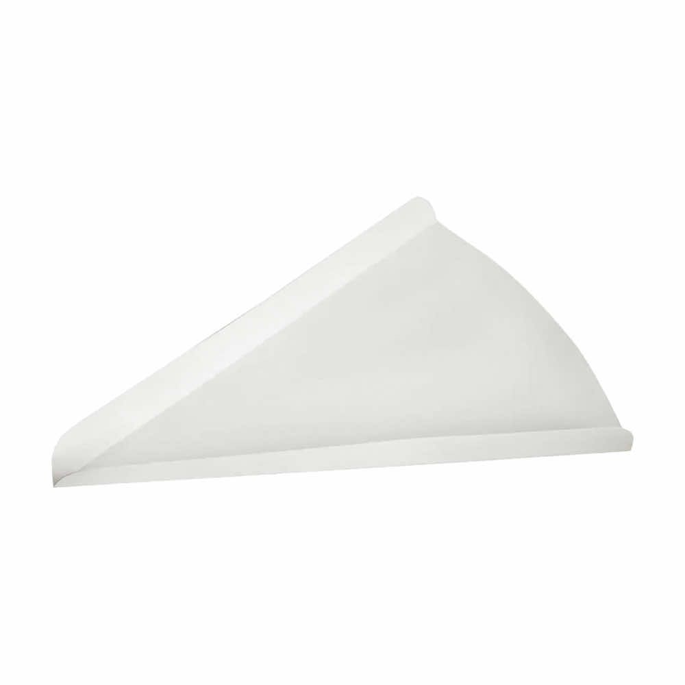 Уголок под пиццу 235х235х195х15 картон белый