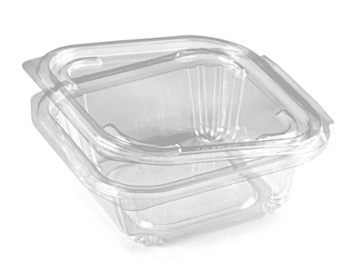 Контейнер прямоуг 350 мл 137х132х46 прозрачный с прозр крышкой ЮП-РКСП-350