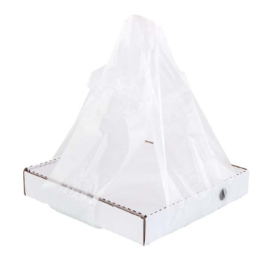 Пакет-майка ПНД 42+30х7014 прозрачная под коробку пиццы