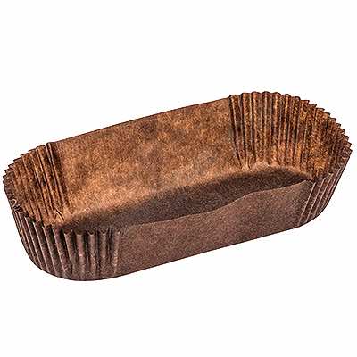 Тарталетка пергам. 34х136х26,5 коричневая овал