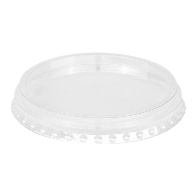 Крышка-для-стакана-d-95-прозрачная-плоская-без-отверстия-ПЭТ