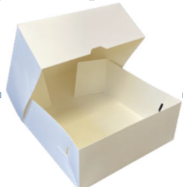Коробка для торта ECO CAKE WHITE 225х225х105 БЕЛАЯ ForG