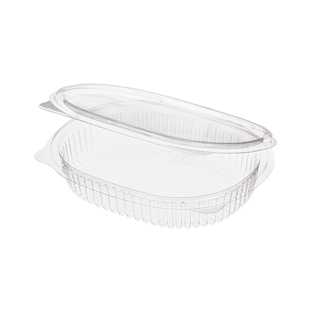 Контейнер овал 250 мл 159х130х29 прозрачный с прозр крышкой РКС-250